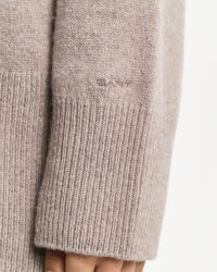 Herringbone Rollkragenpullover mit Detail