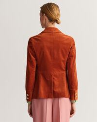 Schmale Blazerjacke aus Cord