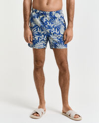 Tropical Print Badeshorts