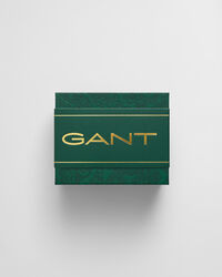 2er-Pack Socken in Geschenkbox Kariert & Gerippt