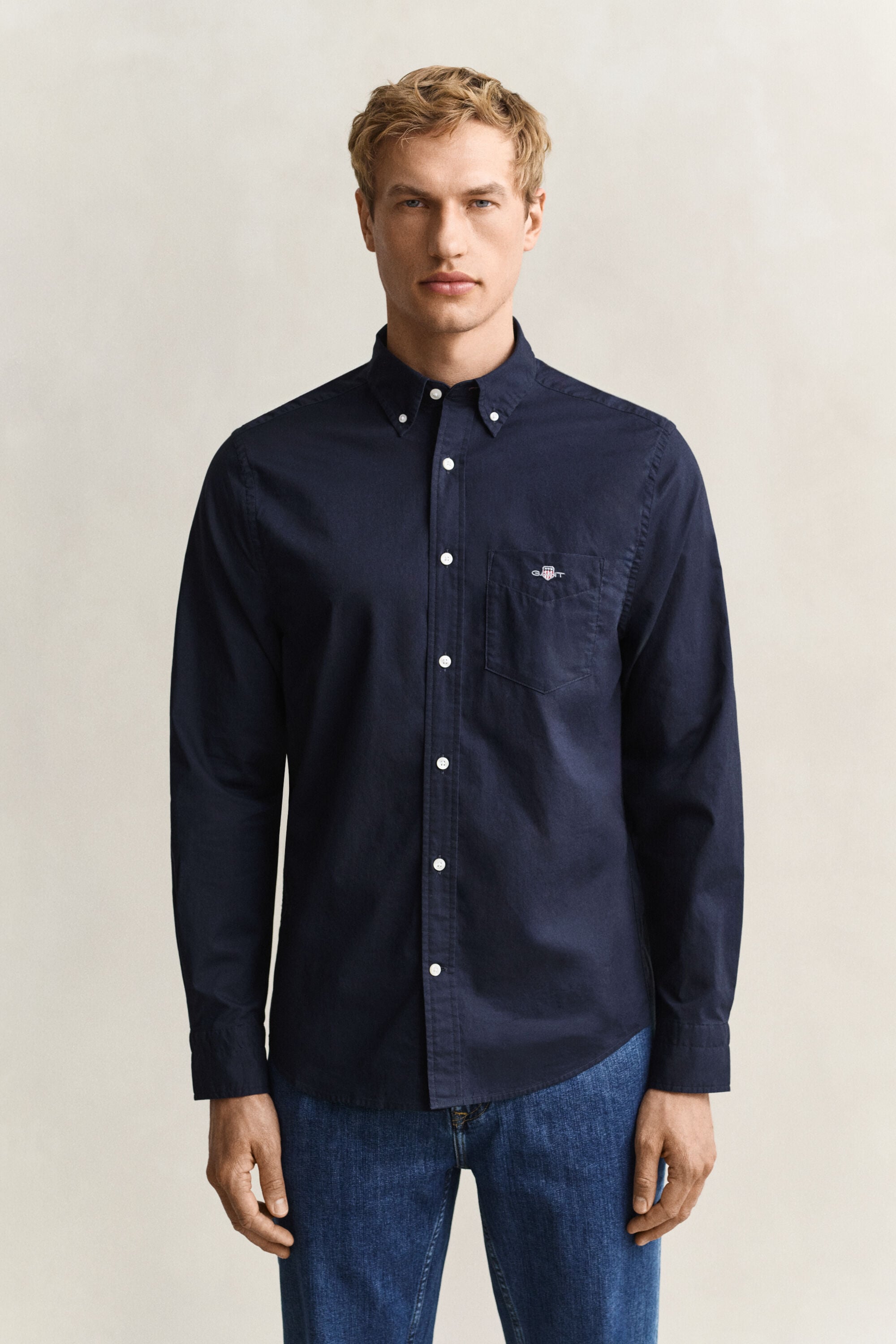 Classic Regular Fit Popeline Hemd
