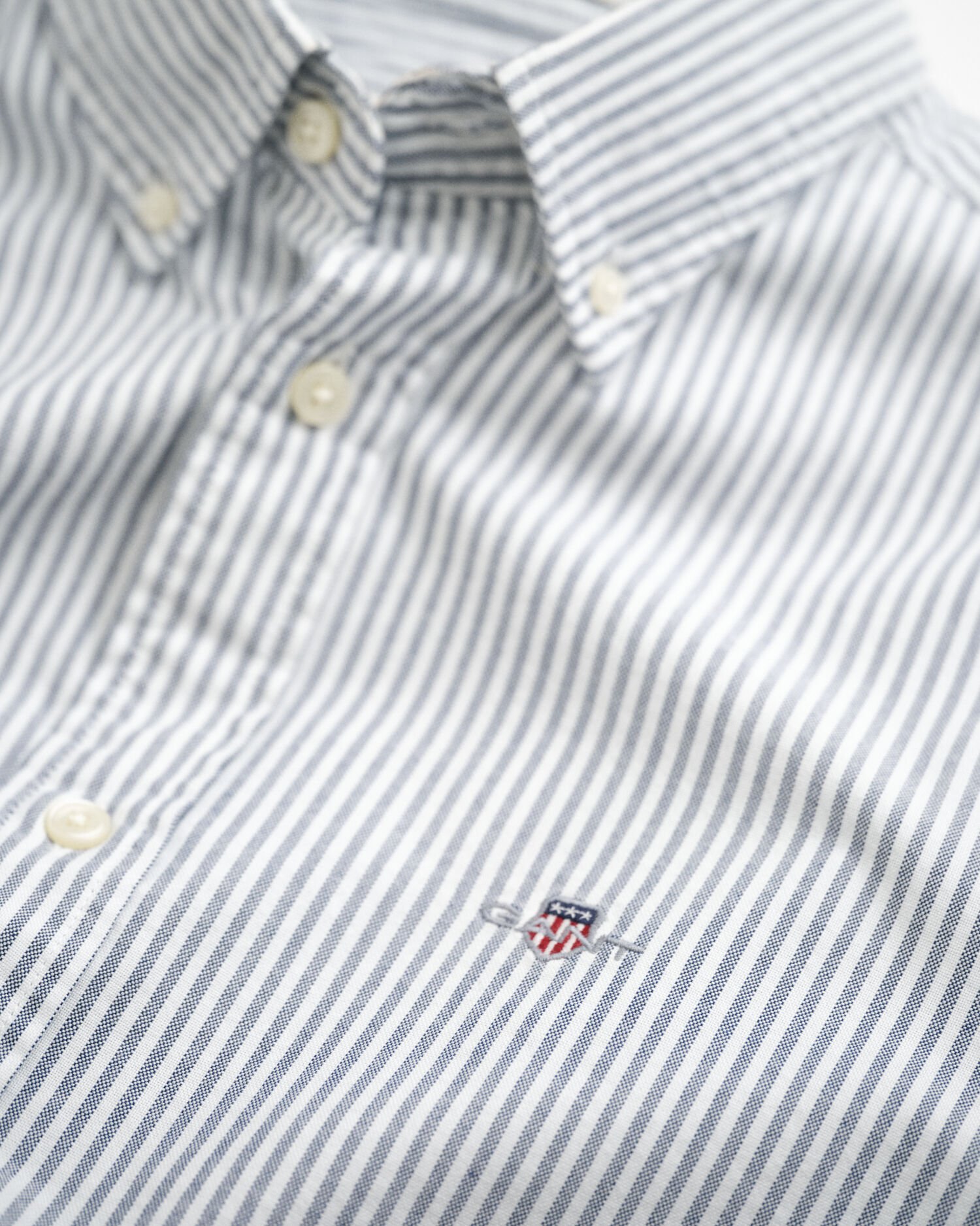Slim Fit Classic Oxford-Hemd mit Bankerstreifen