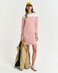 Rundhalskleid mit Marienstreifen