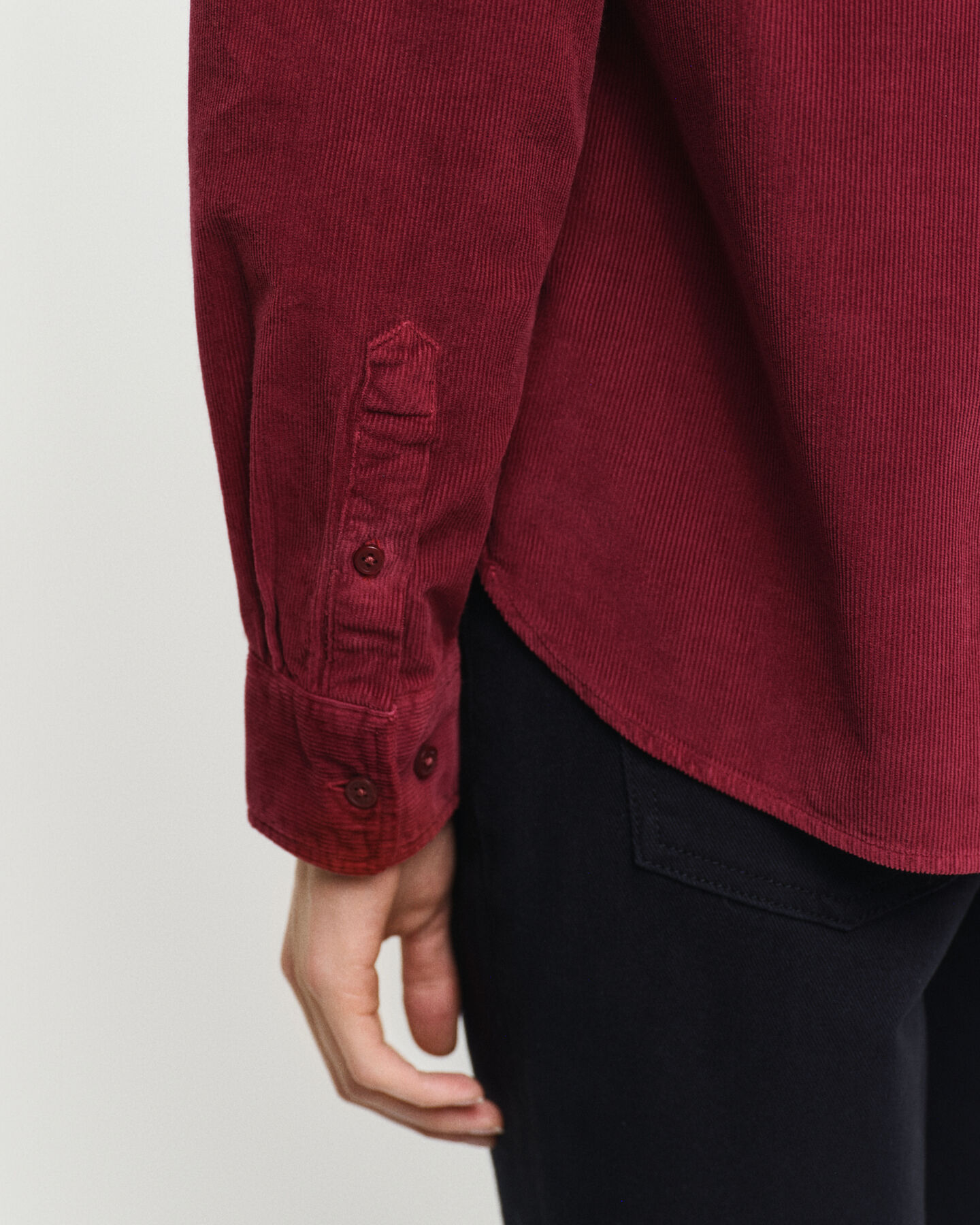 Regular Fit Cordbluse