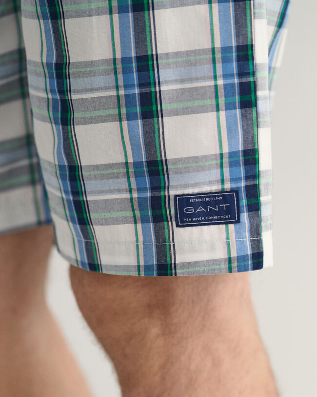 Pyjama-Shorts mit Karomuster