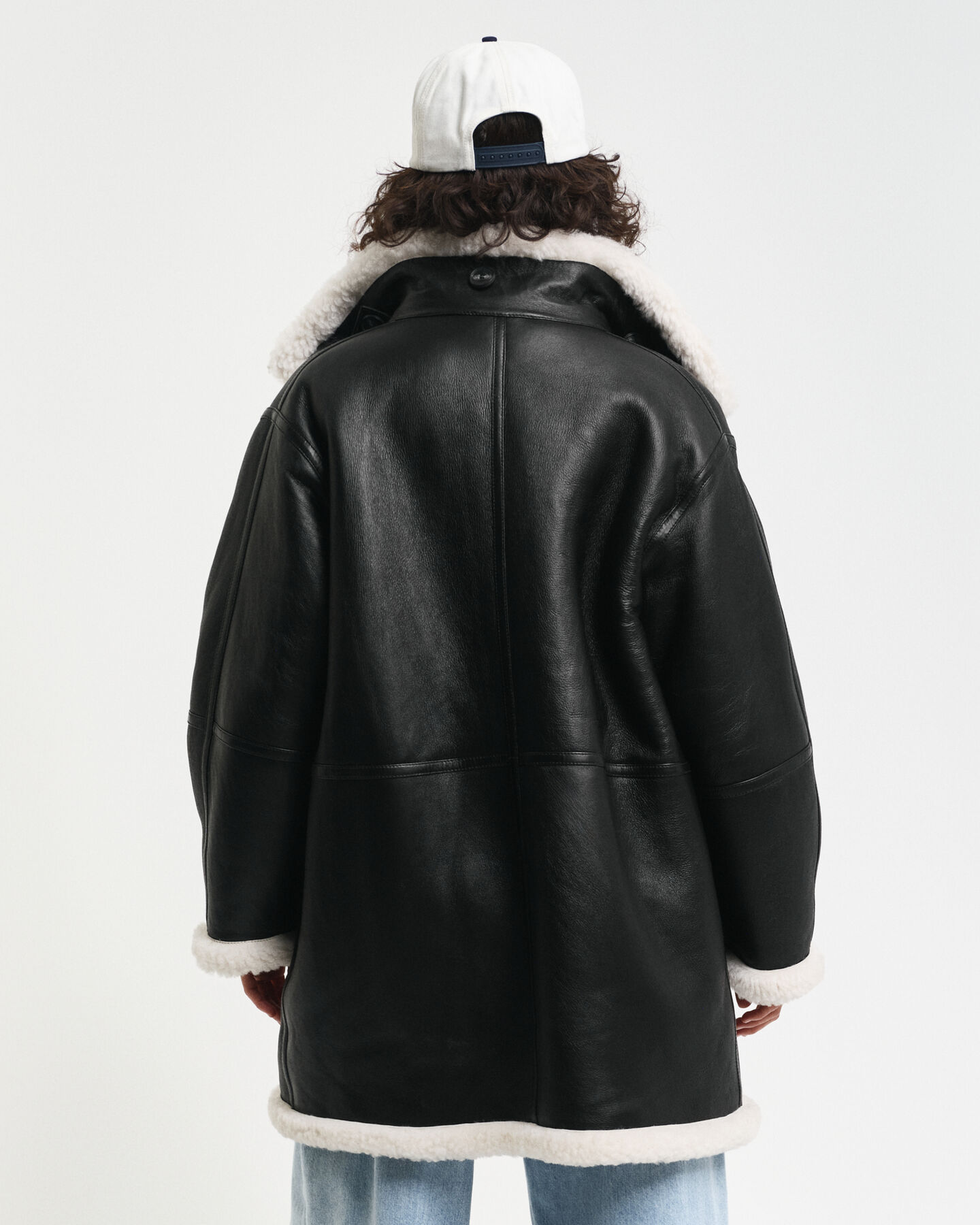 Shearling-Mantel
