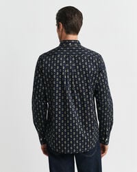 Regular Fit Twill-Hemd mit Paisley-Print