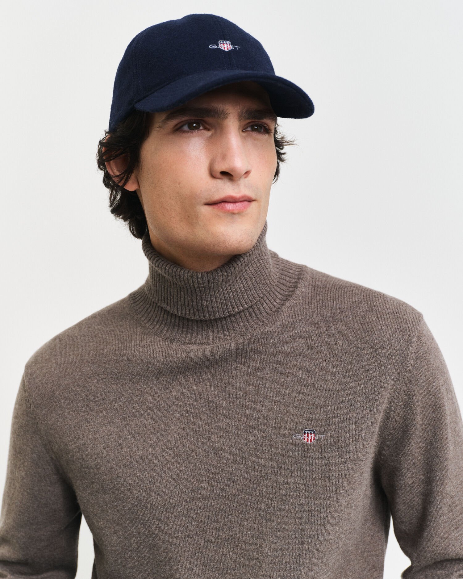 Cotton Wool Turtleneck Sweater