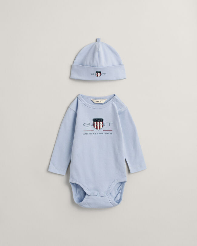 Baby Archive Shield Body und Beanie