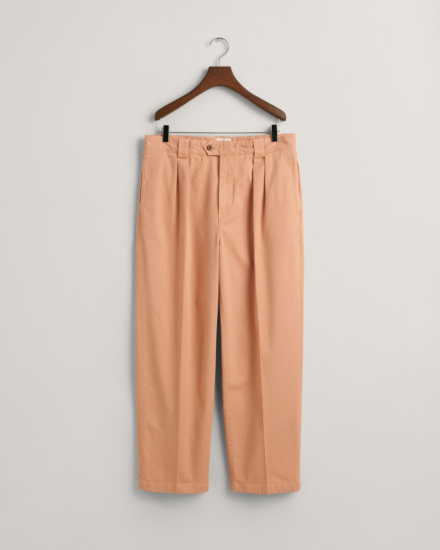 Twill-Chinohose mit B&uuml;gelfalten