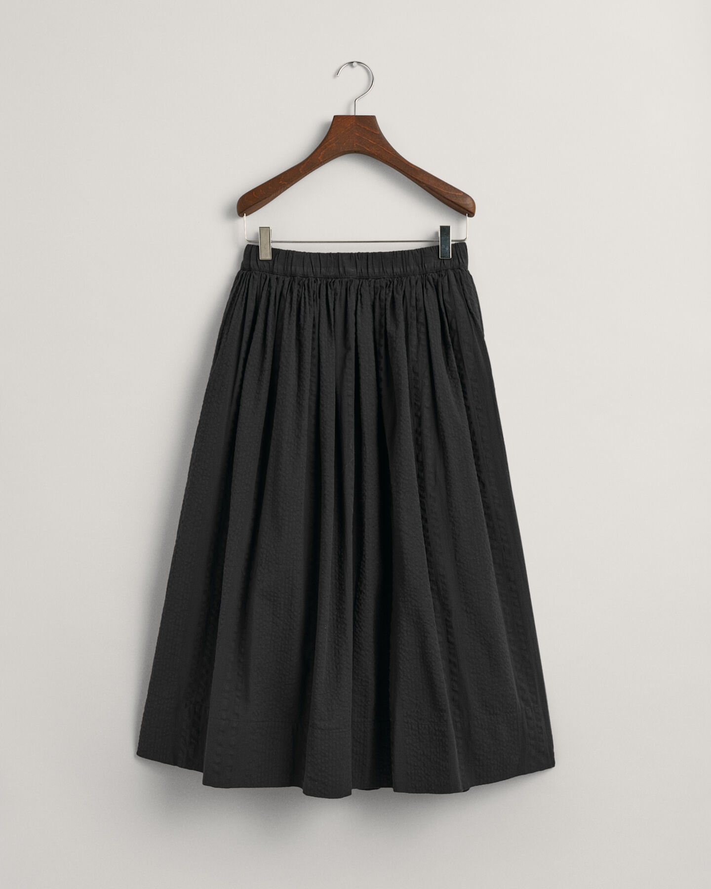 Seersucker Pull-On Rock mit Streifen