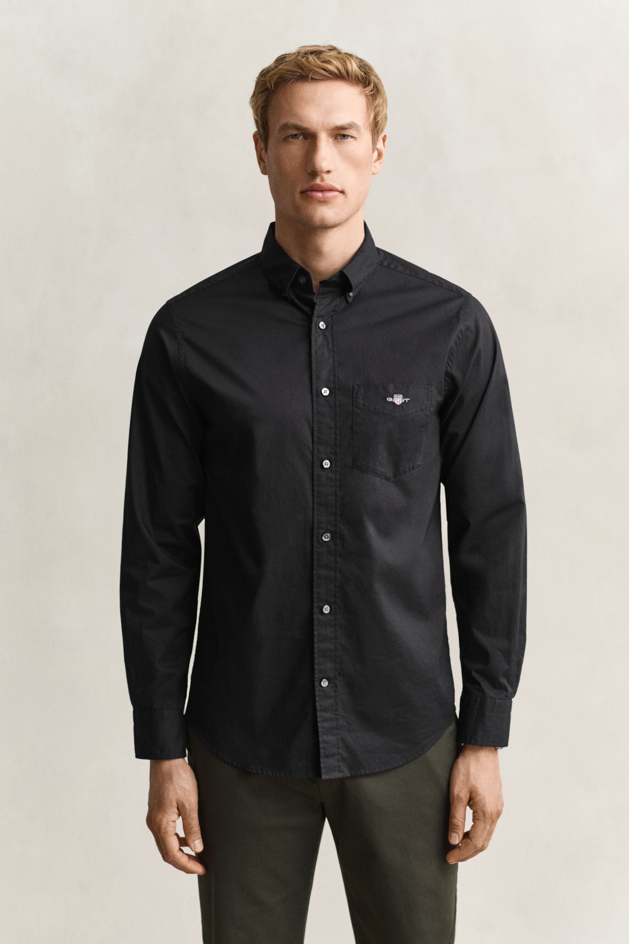 Classic Regular Fit Popeline Hemd