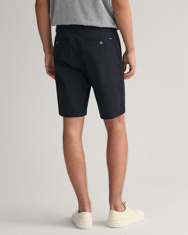 Hallden Slim Fit Twill-Shorts