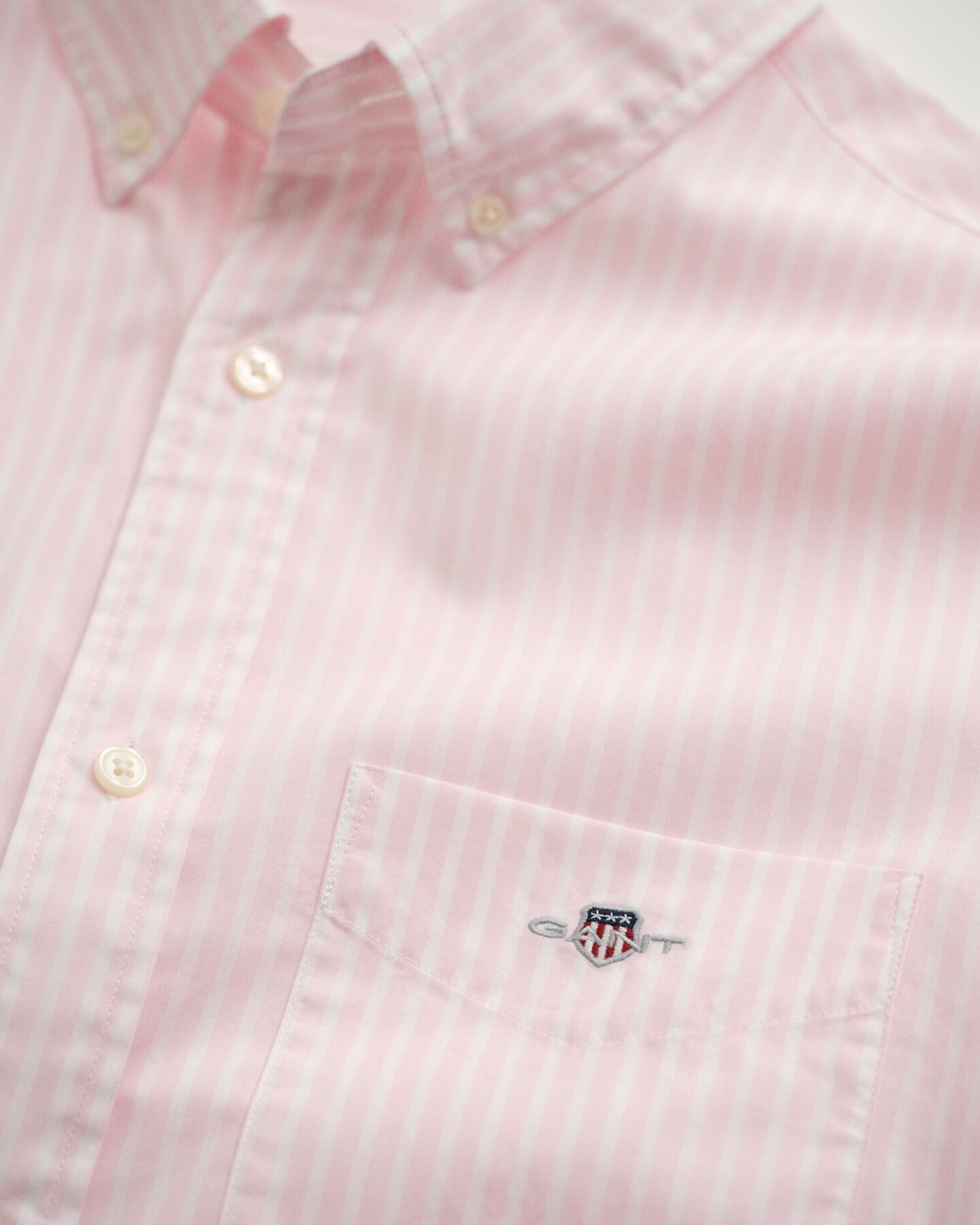 Regular Fit Classic Popeline Hemd mit Streifen