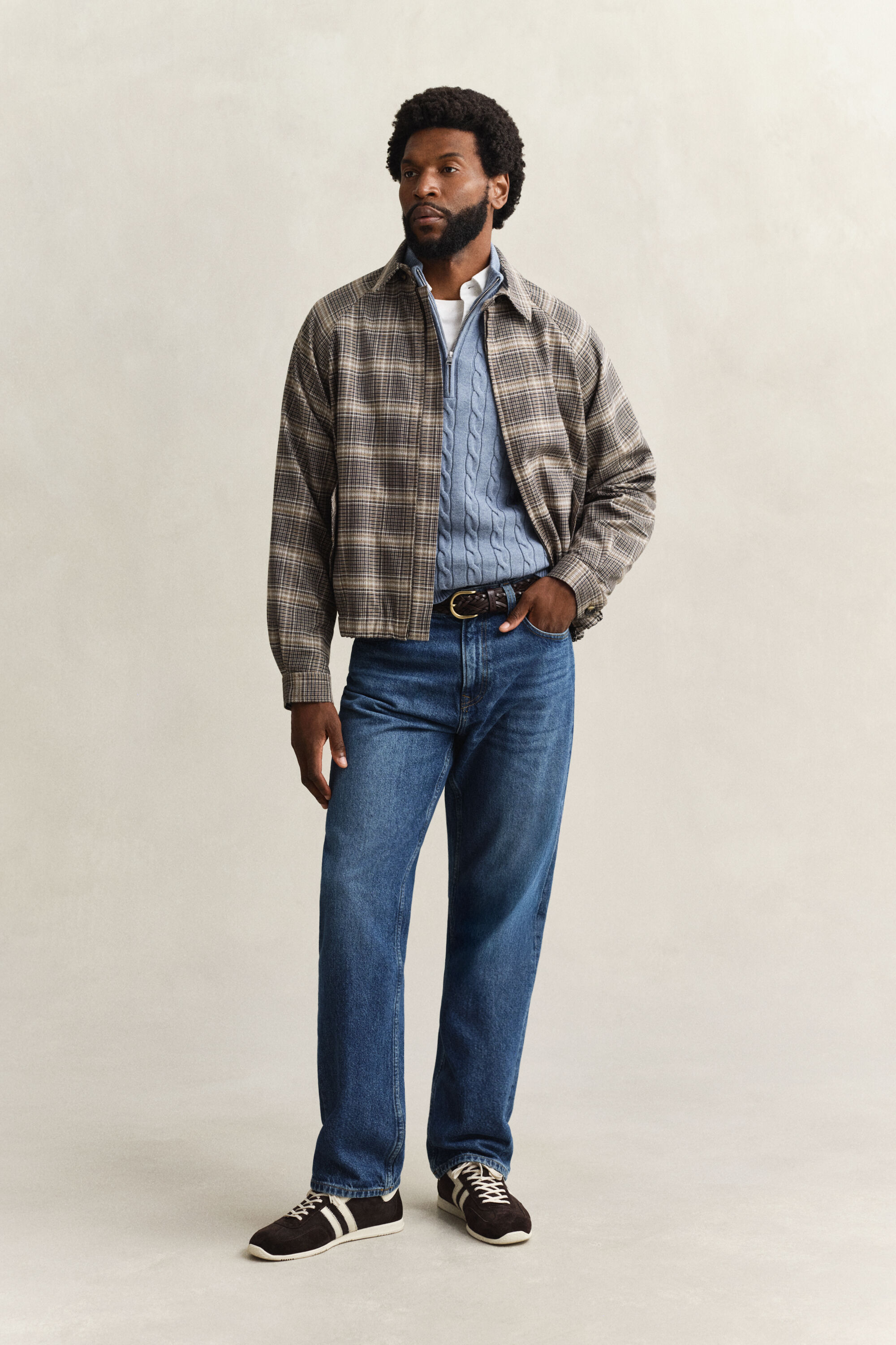 Zopfstrick Troyer aus Baumwolle