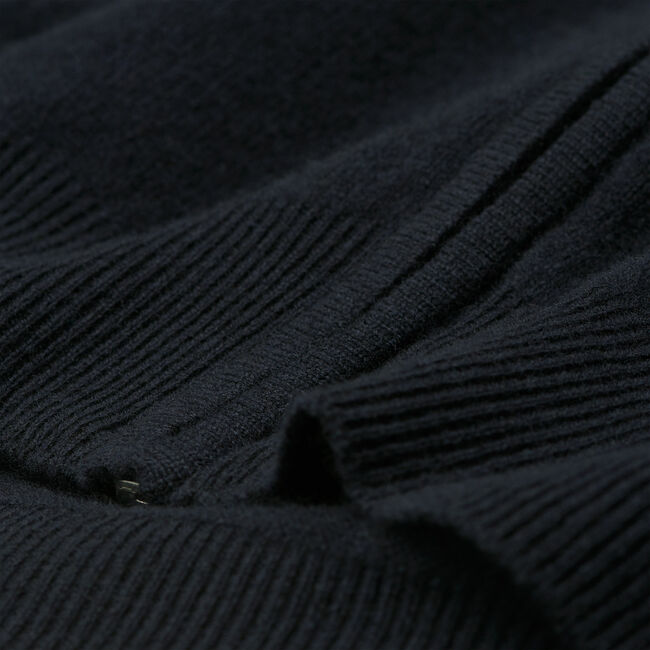 Strickjacke aus Super Fine Lambswool mit Reißverschluss