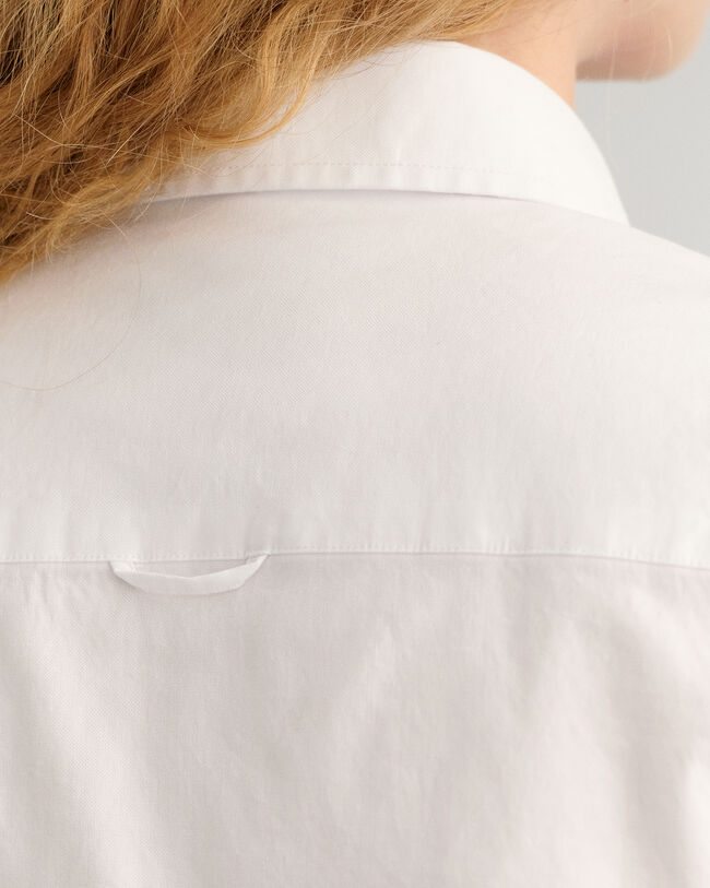 Stretch Oxford-Bluse