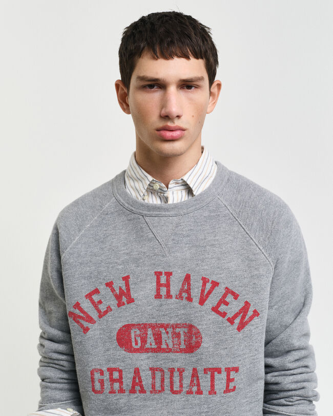 Graphic Rundhals-Sweatshirt