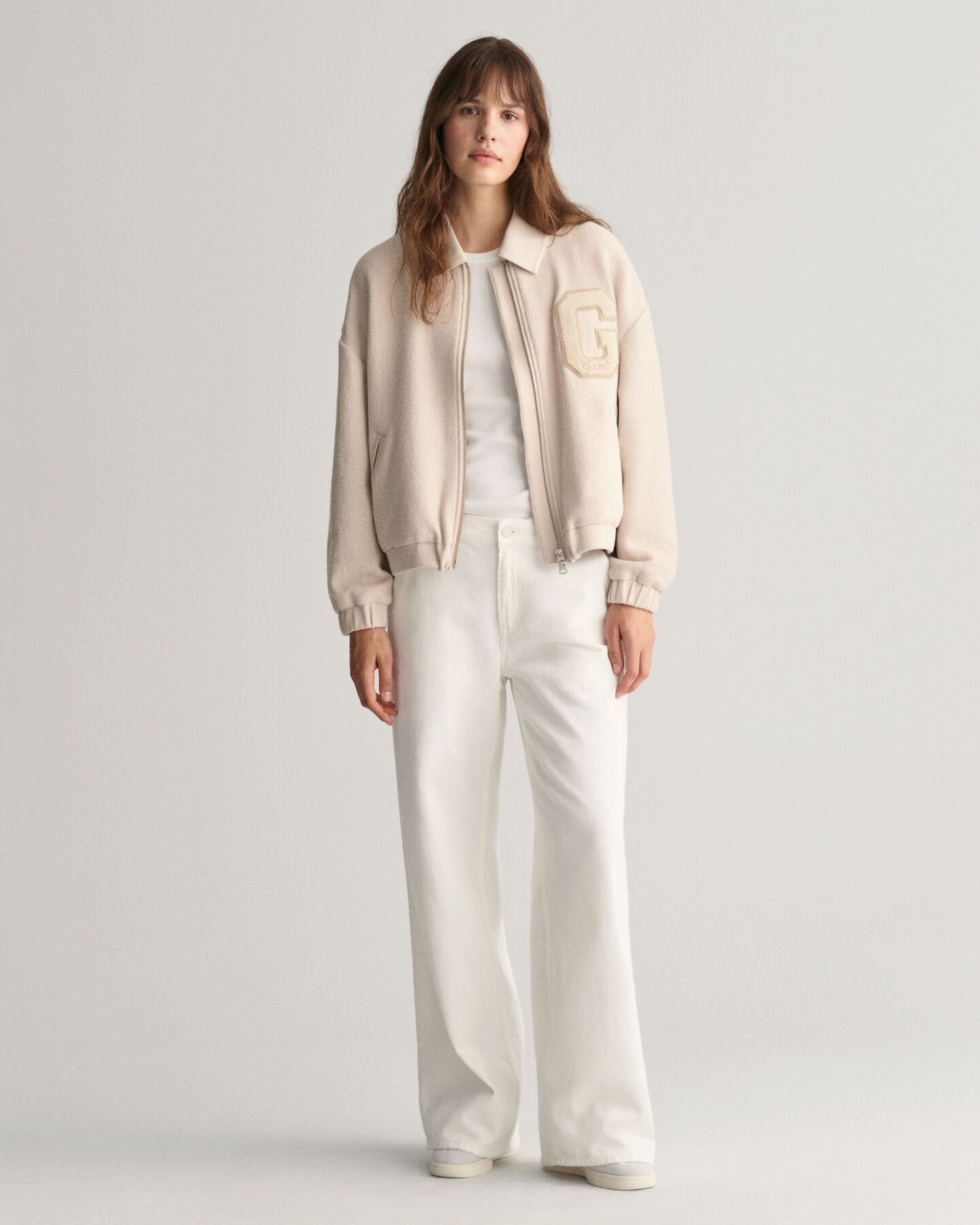 Strukturierte Varsity Jacke