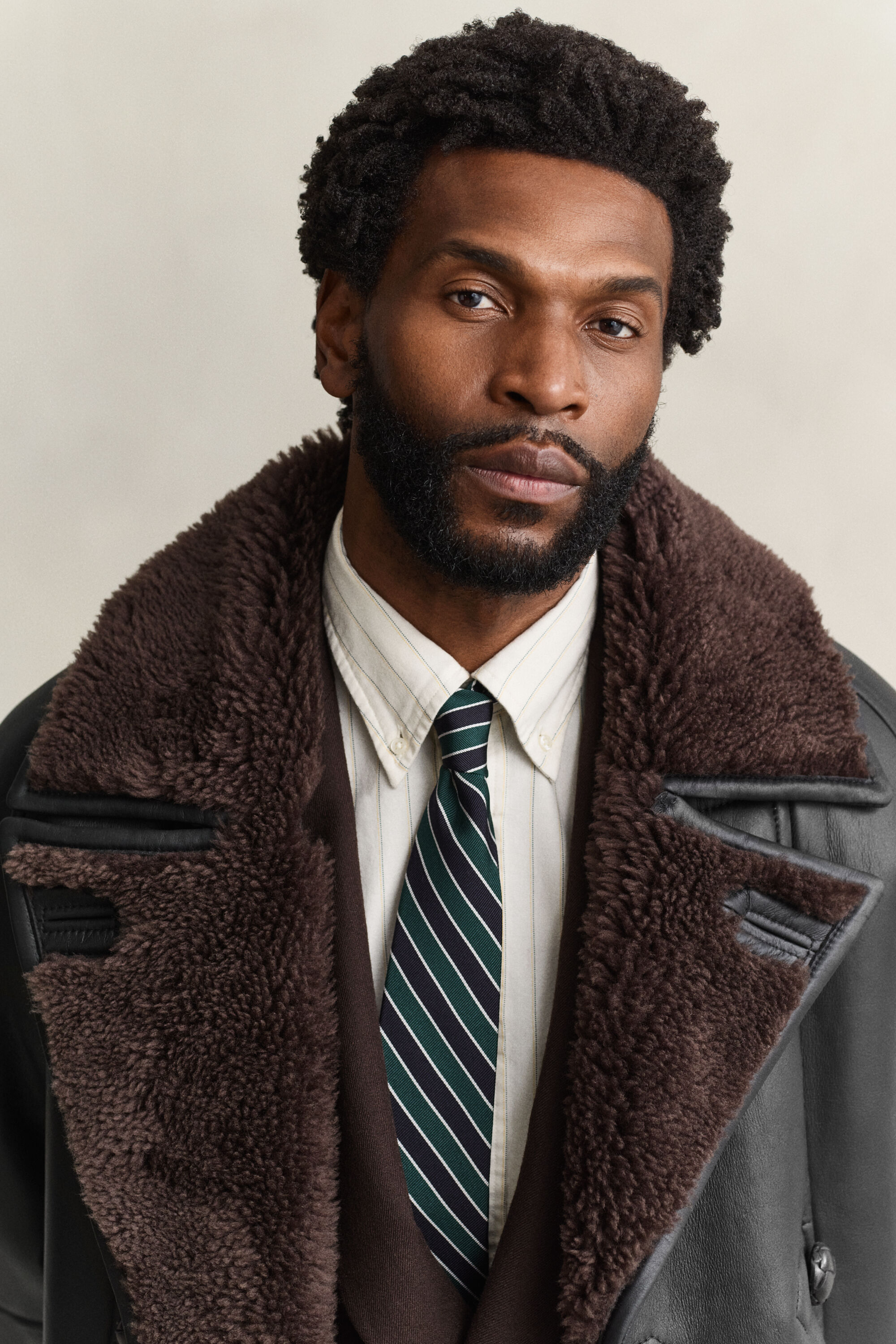 Cappotto in shearling