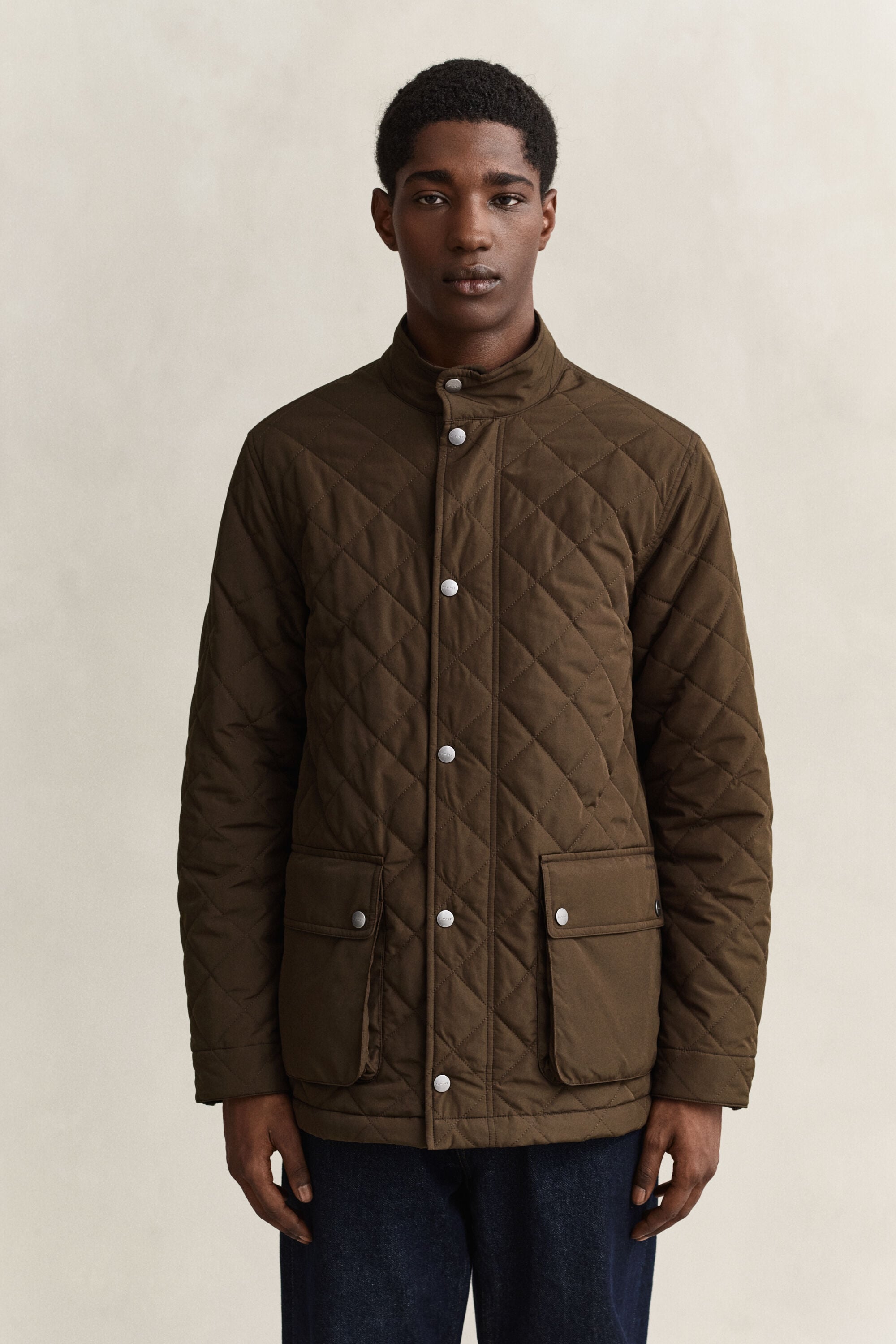 Mittellange Steppjacke