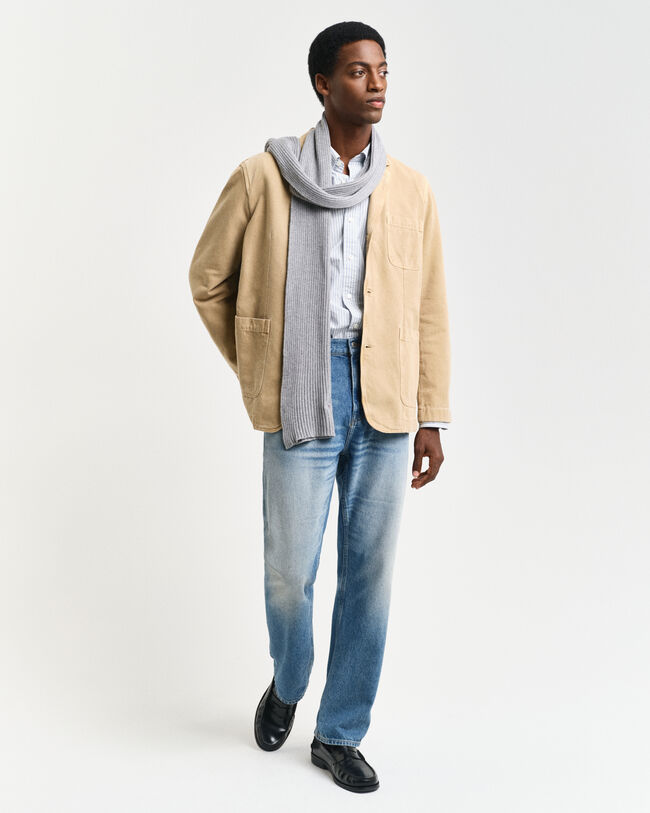 Relaxed Fit Sakko aus Canvas