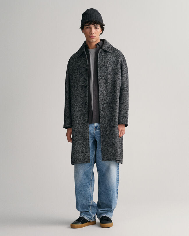 Regular Fit Melange Flanellhemd