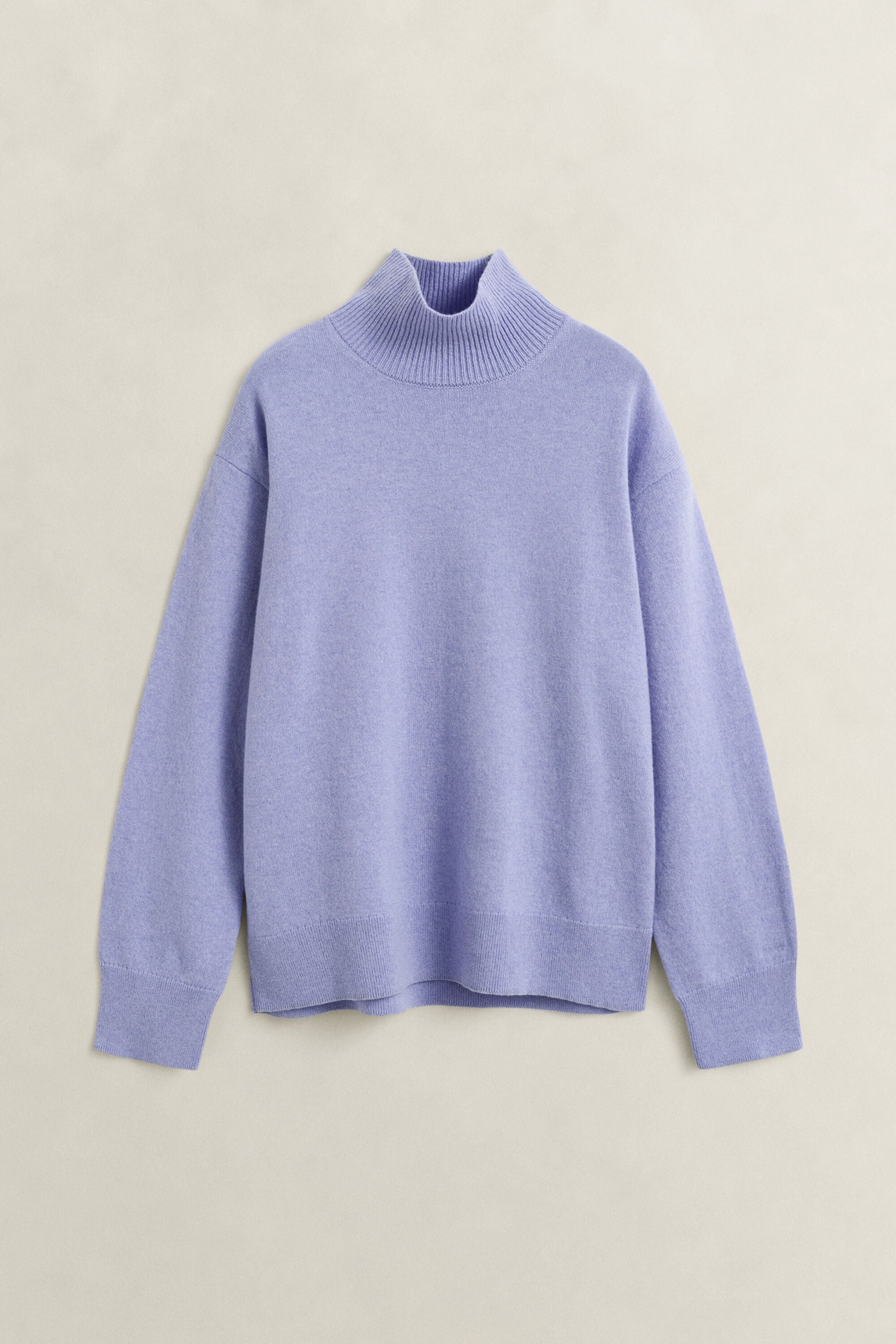 Stehkragenpullover aus feiner Lambswool
