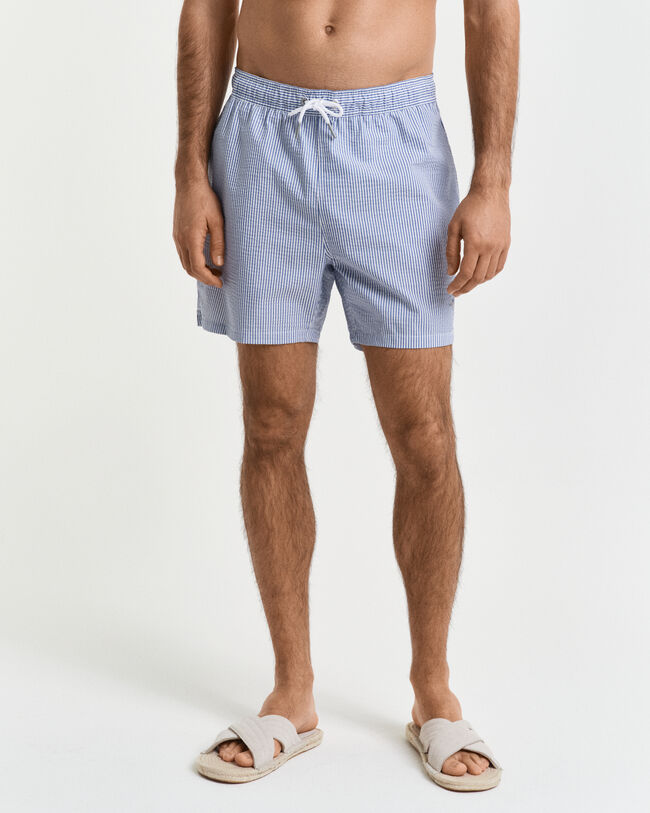 Seersucker Badeshorts