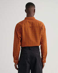 Oversized Houndstooth Baumwollhemd
