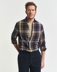 Regular Fit Windblown Flannel Karohemd