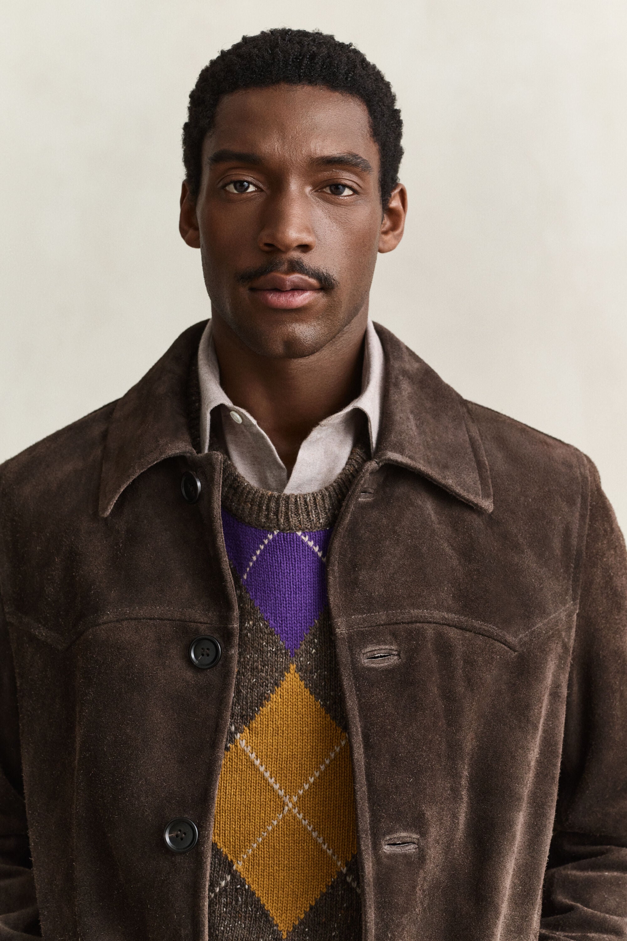 Suede Mid Length Jacket