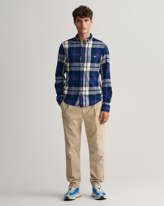 Regular Fit Tartan Flanellhemd