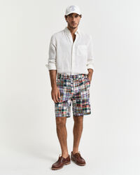 Regular Fit Patchwork Shorts