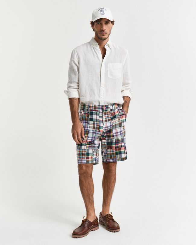 Regular Fit Patchwork Shorts