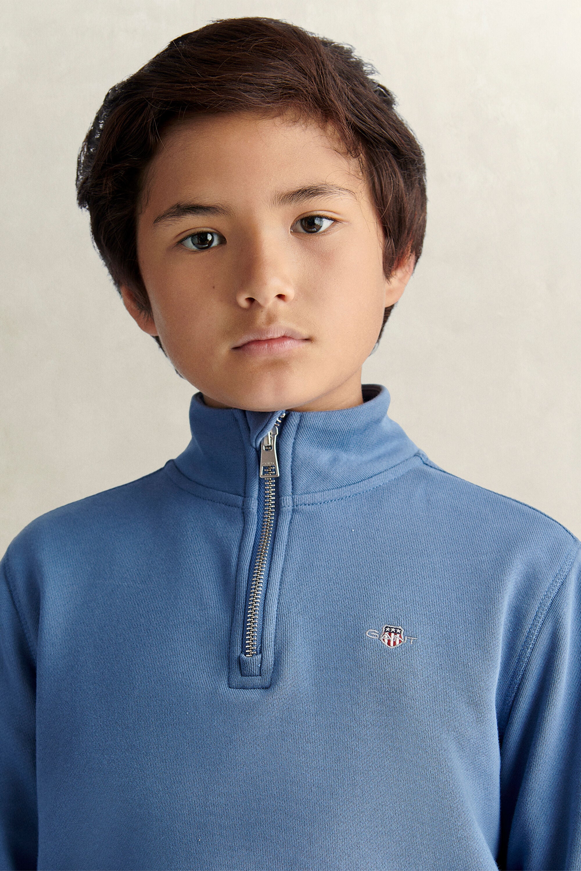 Felpa Shield con zip corta Teen Boys