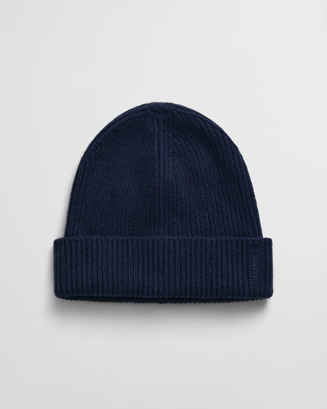 Feinstrick Beanie aus Wolle