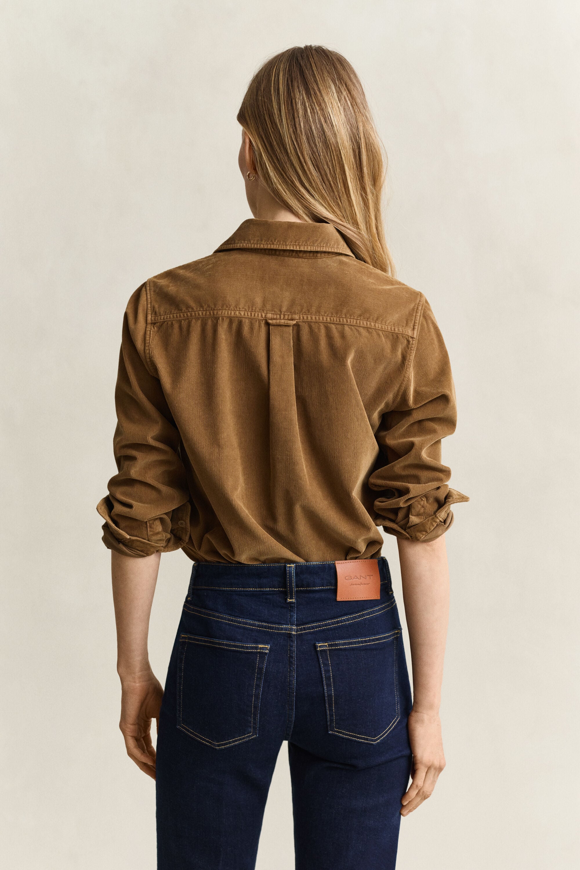 Camicia in velluto a coste regular