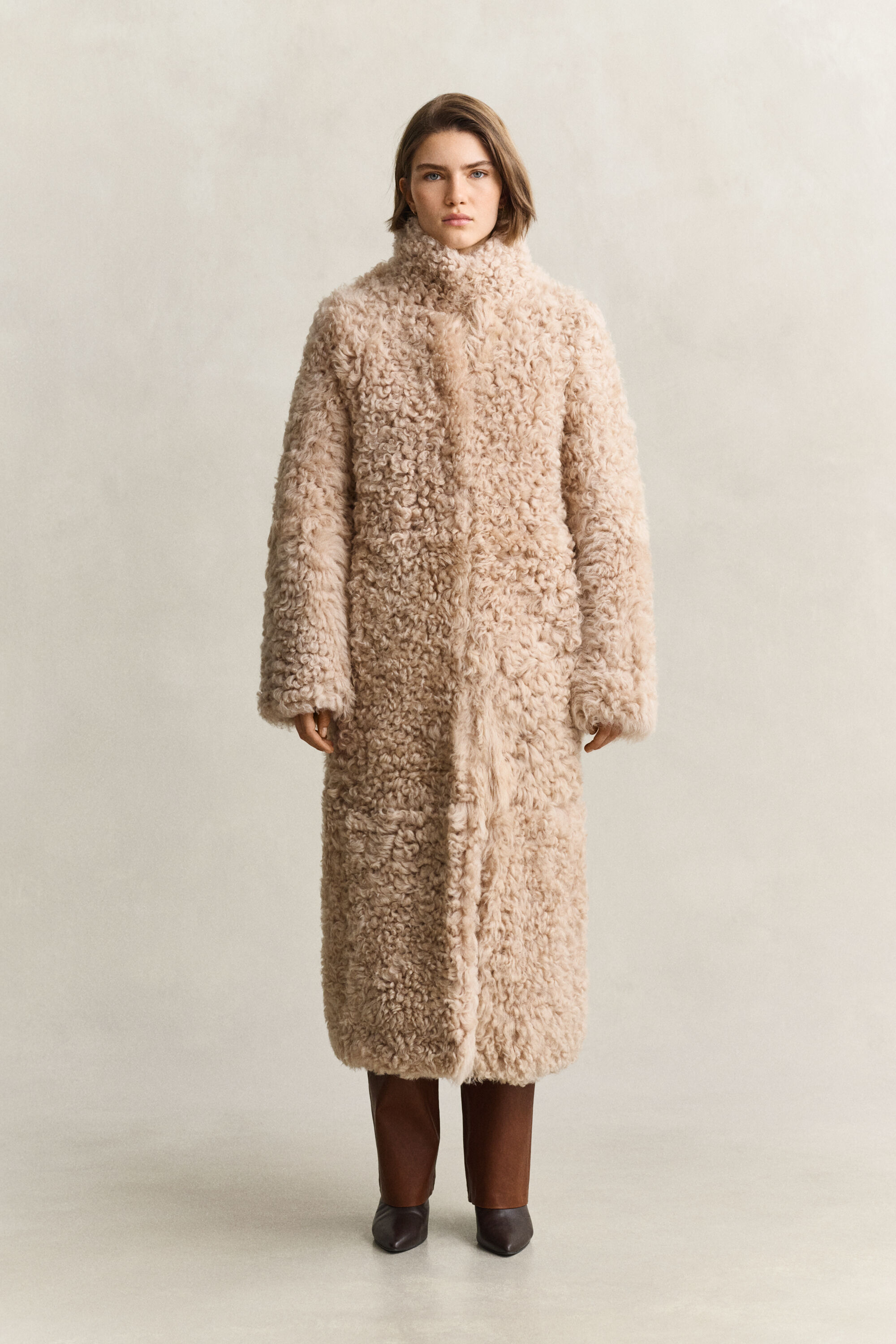 Shearling-Mantel