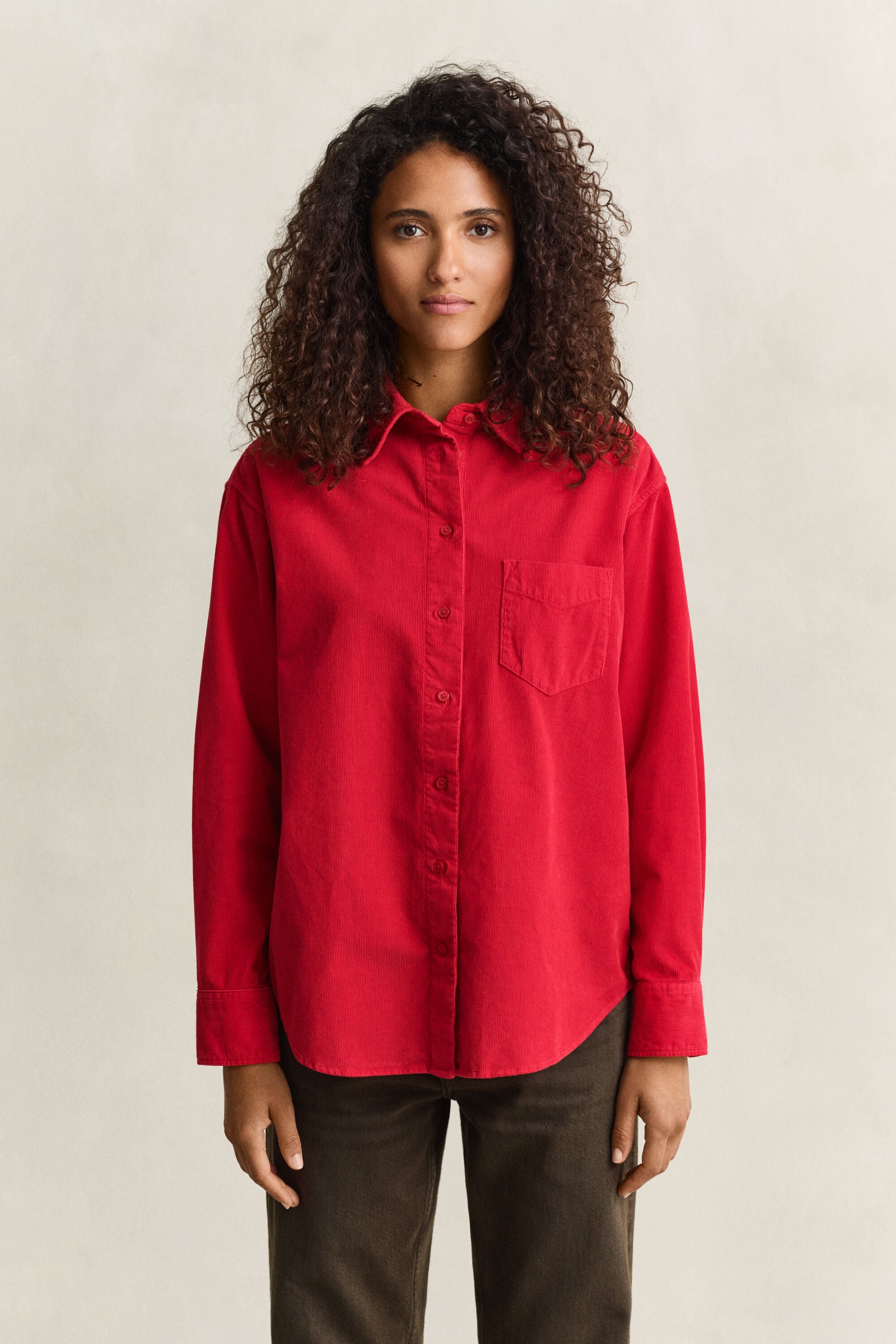 Camicia in velluto a coste relaxed