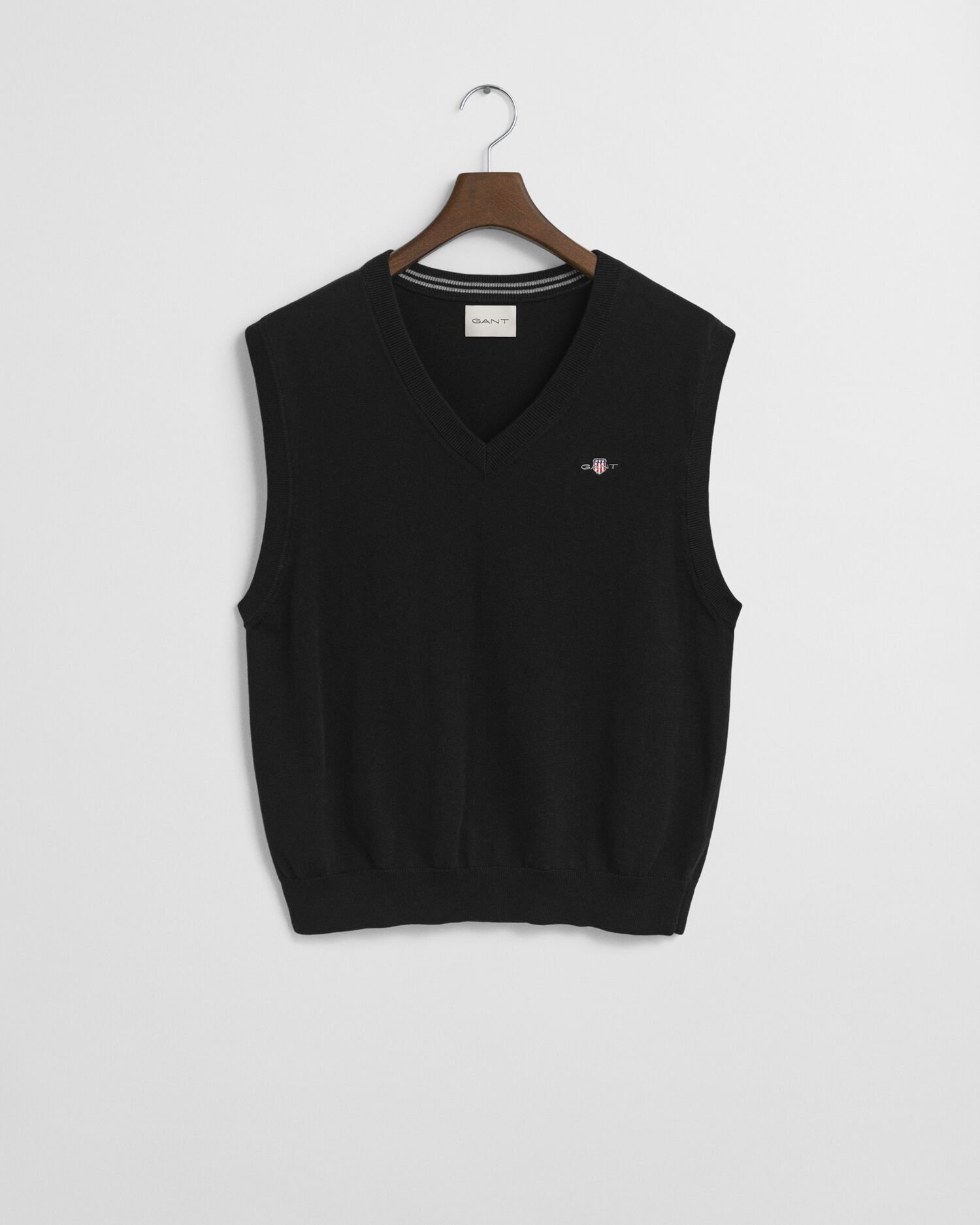 Pull sans manches en coton classique