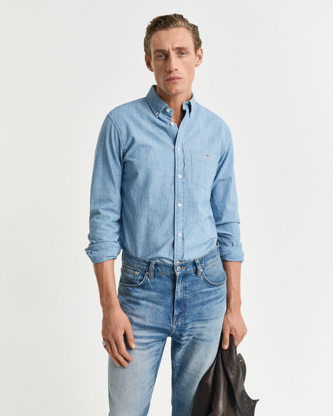 Regular Fit Chambray Hemd