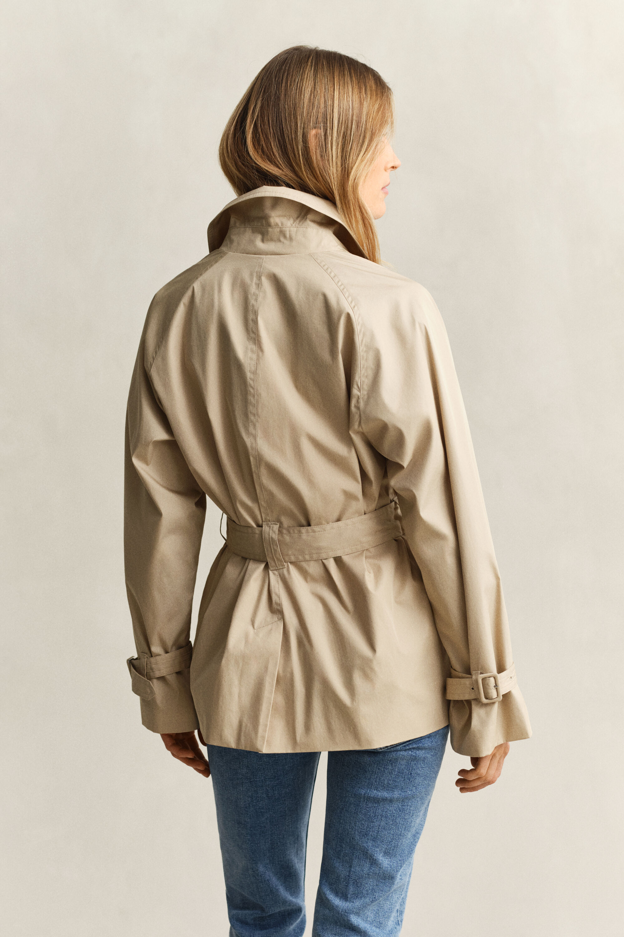 Lightweight Short Trench Coat