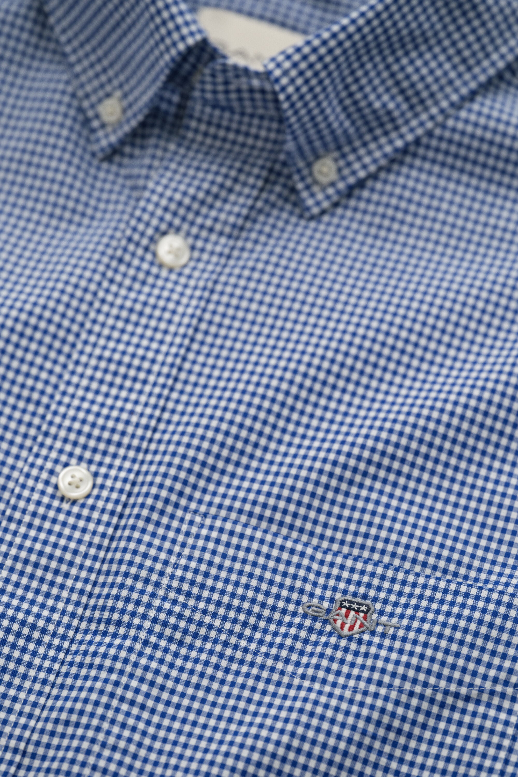 Chemise vichy en popeline classique