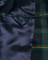 Regular Fit Anzugblazer mit Karomuster