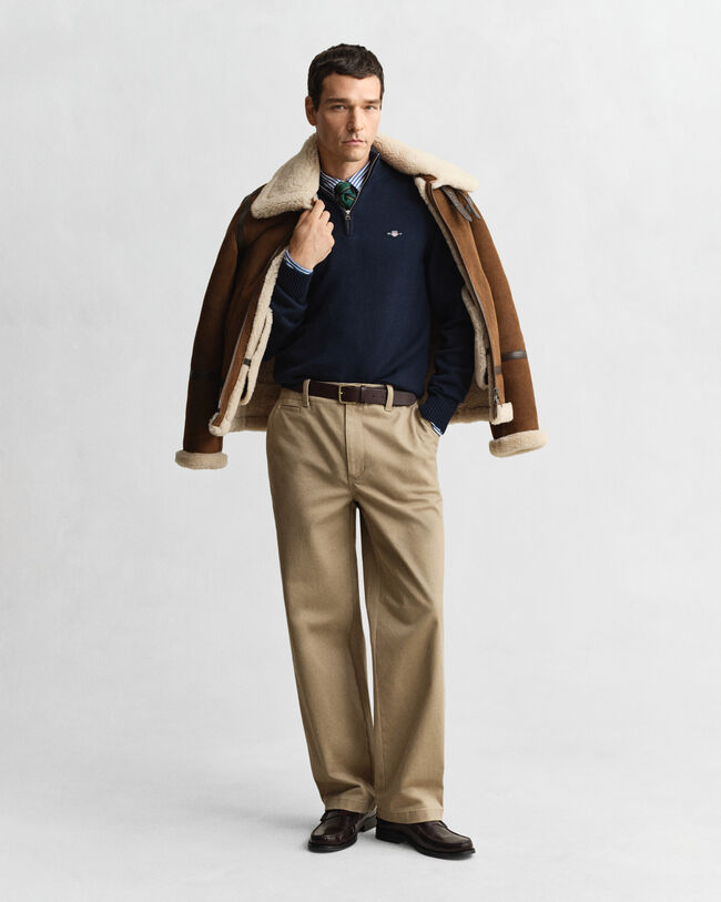 Casual Troyer aus Baumwolle