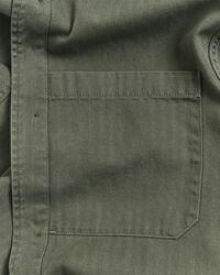 Regular Fit Herringbone Workwear Hemdjacke