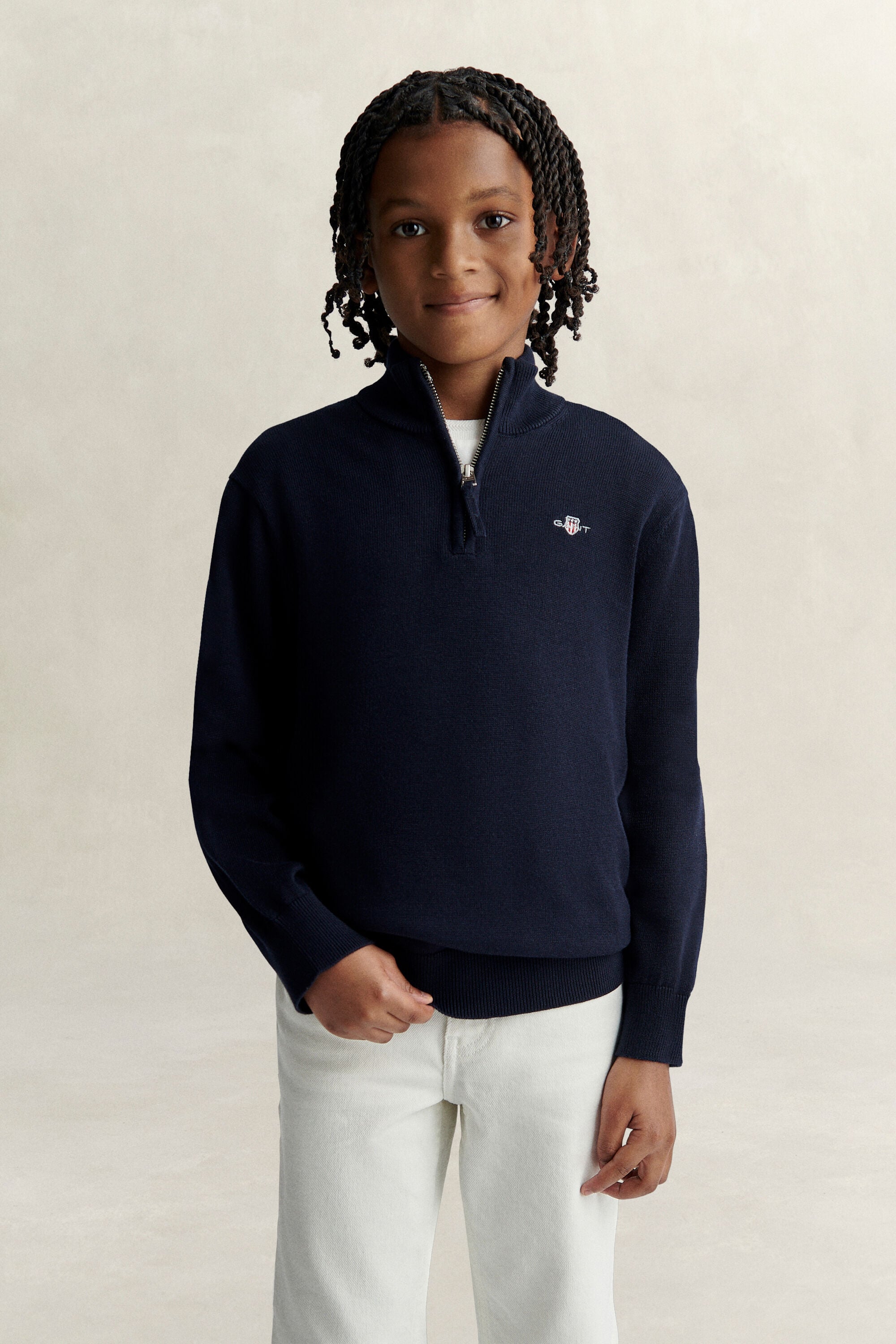 Maglia Shield con zip corta Teen Boys
