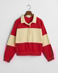 Color Blocked Rugger mit Piquéstruktur