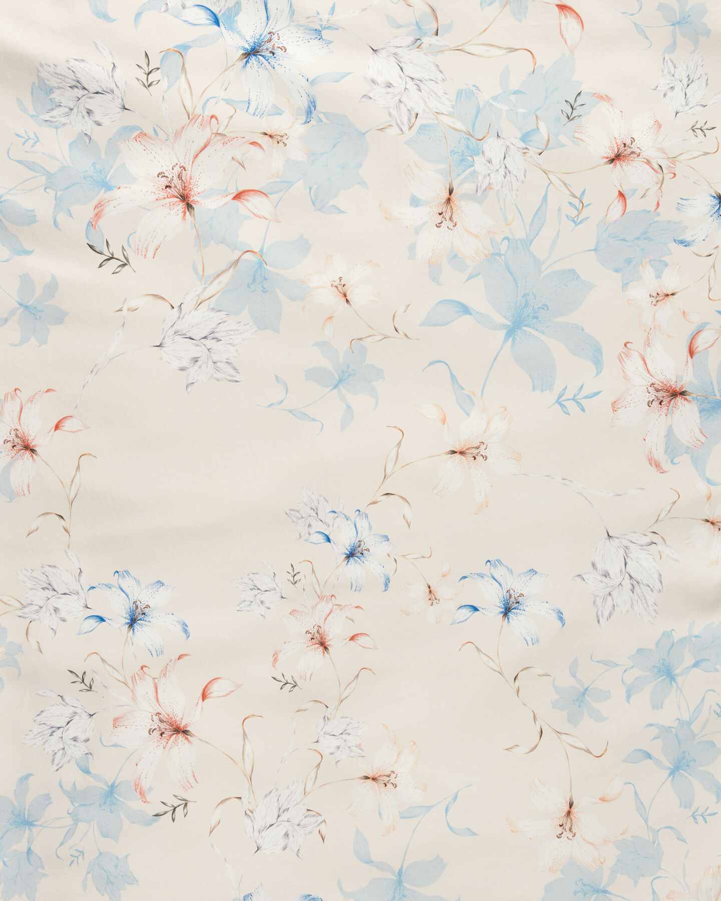 Doppelbettbezug mit Blumen-Print